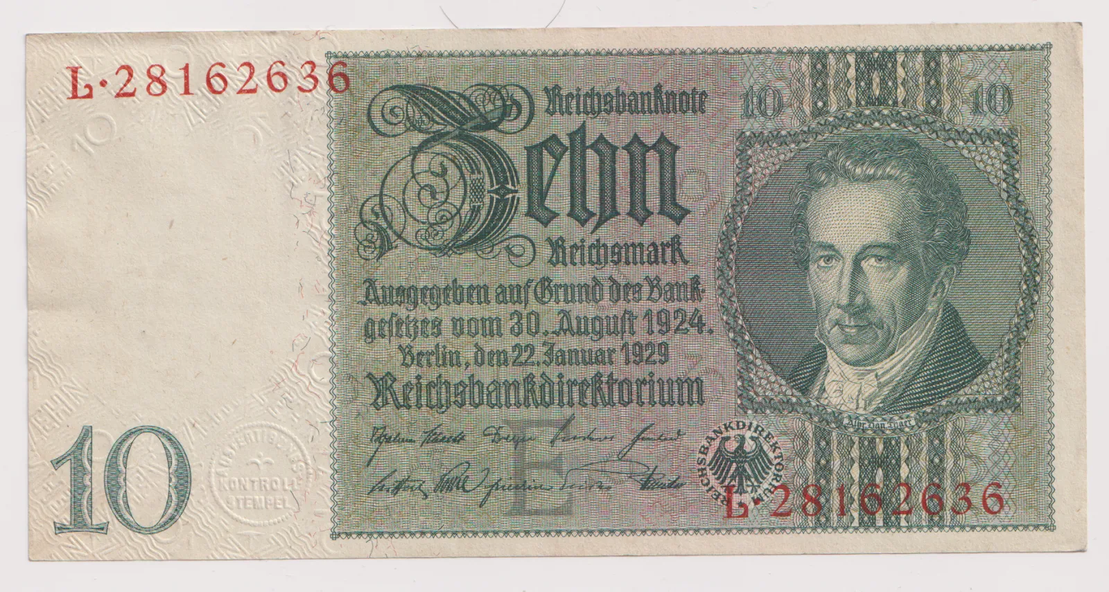 10 marek 1929,Německo