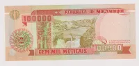 100 tisíc meticas 1993,Mozambik