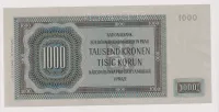 1000 korun 1942,Ha 151810,specimen,PČM