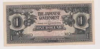 1dollar,hnědá,japonská  okupace