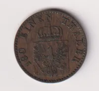 2 pfenik 1865 A,Prusko