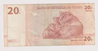 20 frank 1997,Kongo