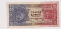 20 korun 1926,Ud,ČSR