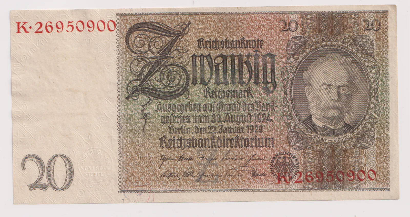20 marek 1929,Německo