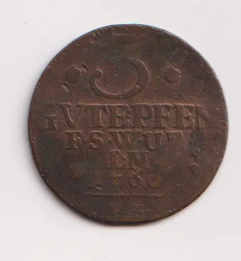 3 pfenik 1760,Sasko
