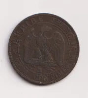 5 centimes 1853,Francie