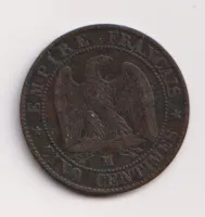 5 centimes 1857,Francie