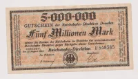 5 milionů marek 1923,Německo