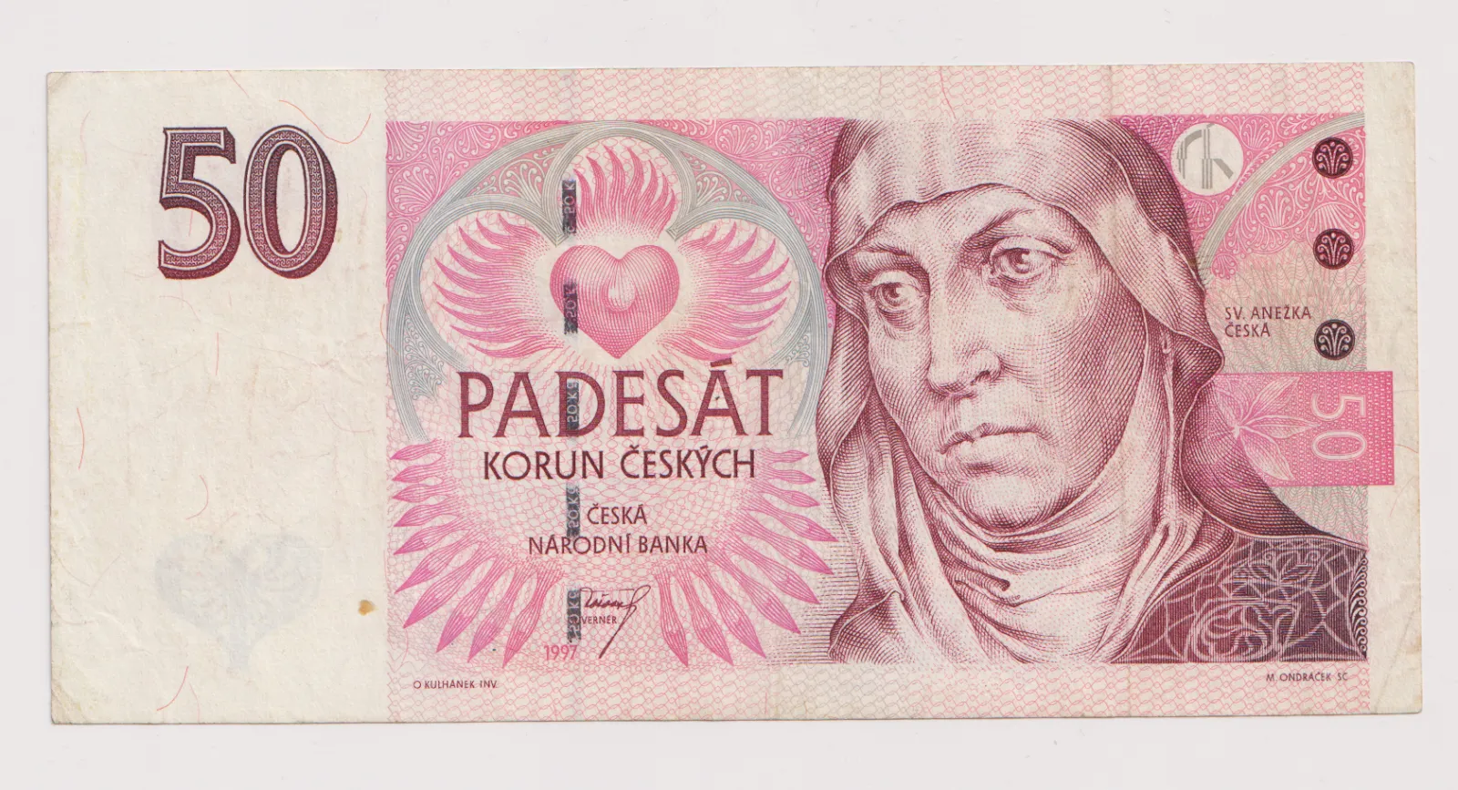 50 Kč,Anežka 1997,C-09