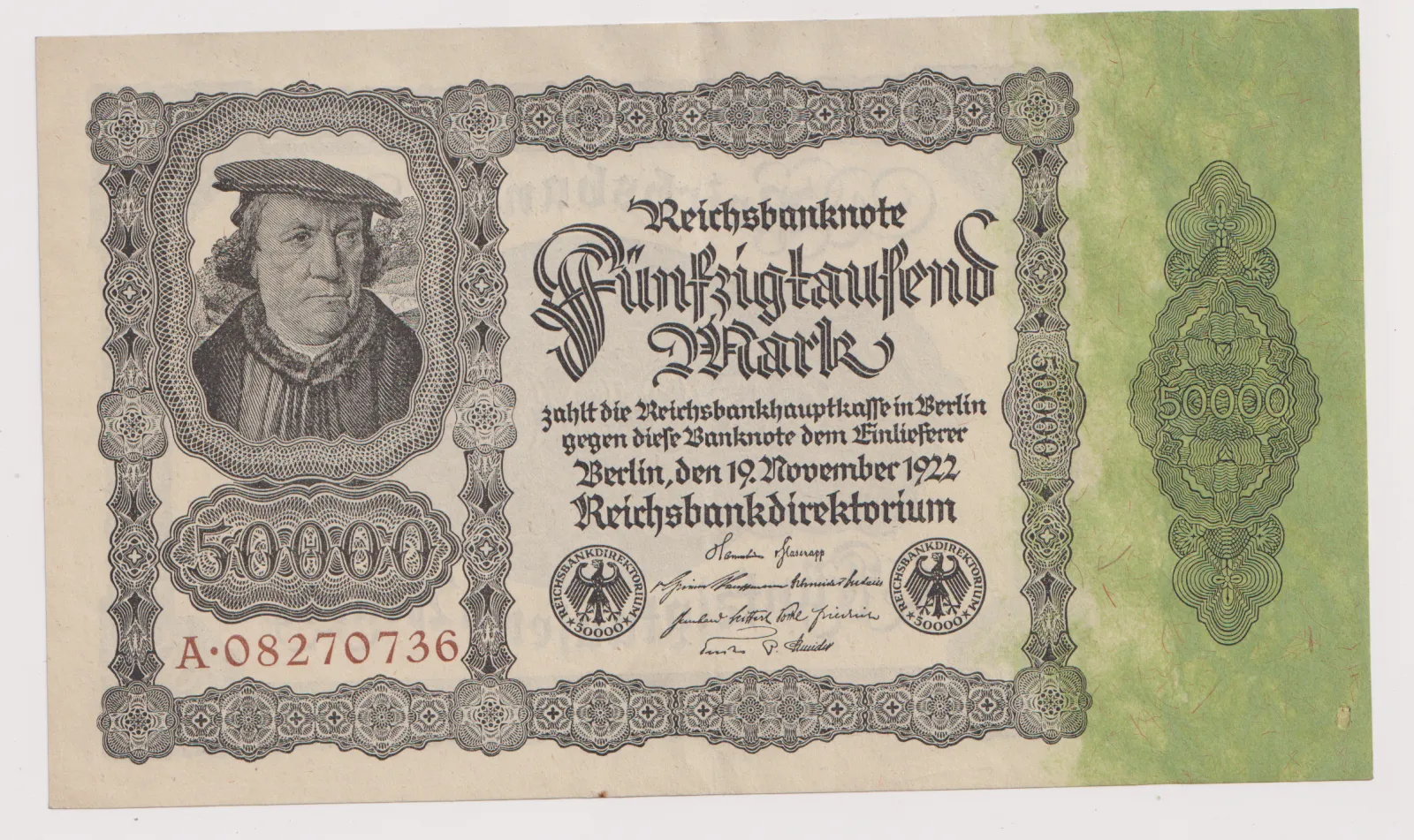50 tisíc marek 1922,Německo