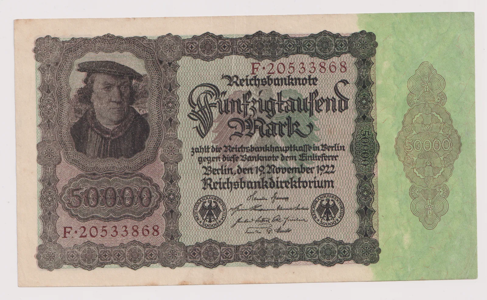 50 tisíc marek 1923,Německo