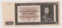 500 korun 1942,specimen ,G 619905