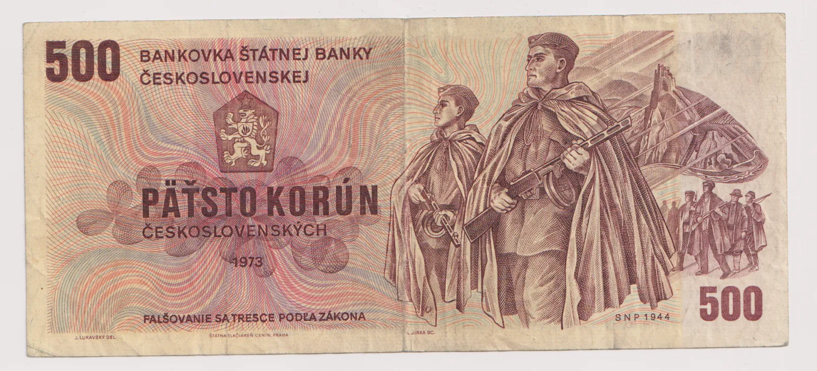 500 korun 1973,W-14,ČSSR