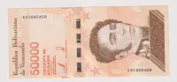 50000 bolivares,2019,Venezuela