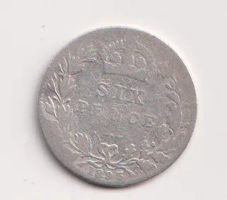 6 pence 1895,Anglie