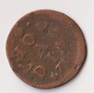 Duit 1710,Gent,Holandsko