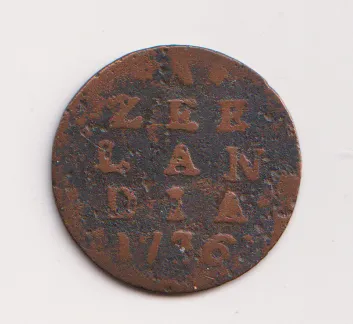 Duit 1736,Zeeland,Holandsko