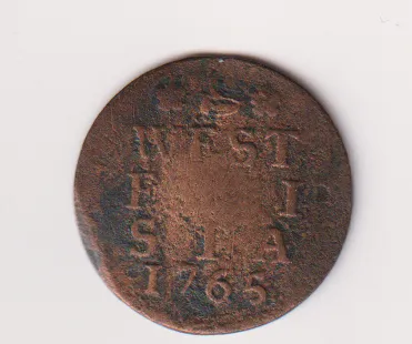 Duit 1765,Východní Frisko,Holandsko