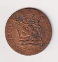 Duit 1765.Zeeland,Holandsko