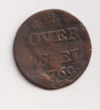 Duit 1769,Gent,Holandsko