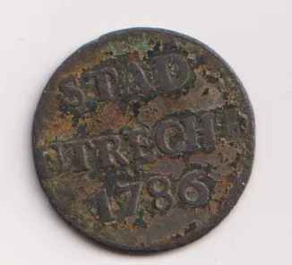 Duit 1786,Gent,Holandsko