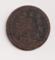 Duit 1795,Zeeland,Holandsko