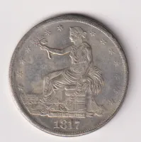 Obchodní dolar 1817,kopie,USA