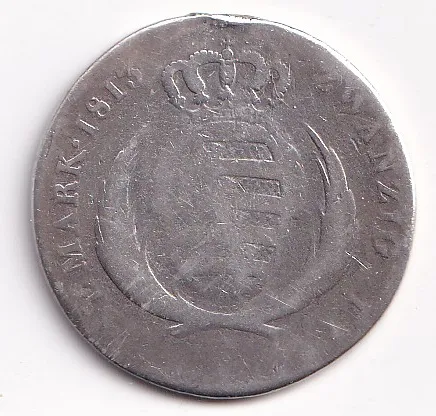 1/2 tolar 1813,stopa,Sasko