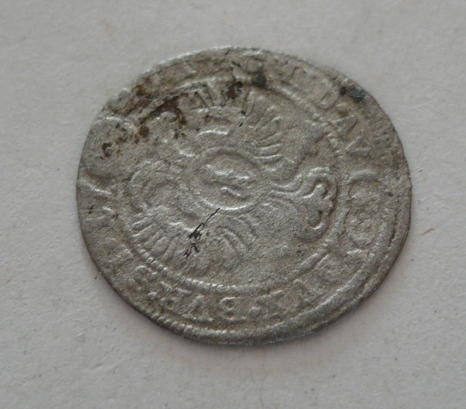 1 Krejcar,1696, Leopold I., Břeh