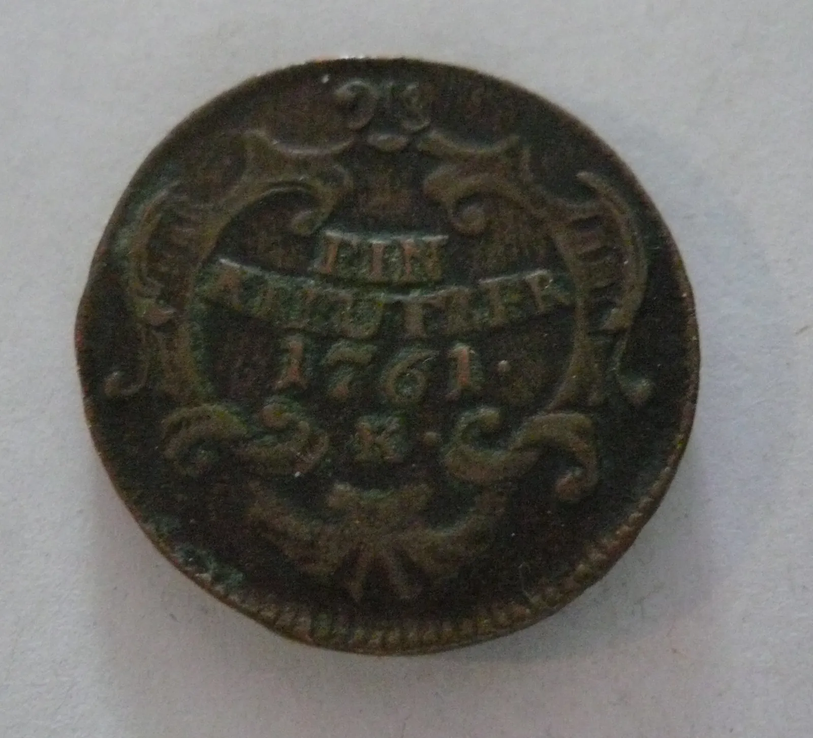 1 Krejcar, 1761, M. Terezie, Uhry-Kremnica