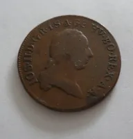 1 Krejcar 1782 C, Josef II., Čechy