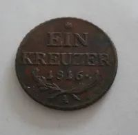 1 Krejcar, 1816 A, František II., Rakousko