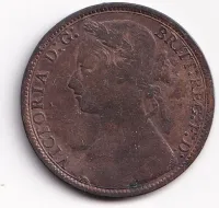 1 penny 1877,Anglie