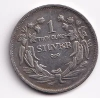 1 unce,kopie,sedící bohyně,USA