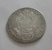 10 Krejcar, 1791 A, Leopold II., Rakousko
