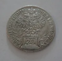 20 Krejcar, 1763, M. Terezie, Čechy-Praha