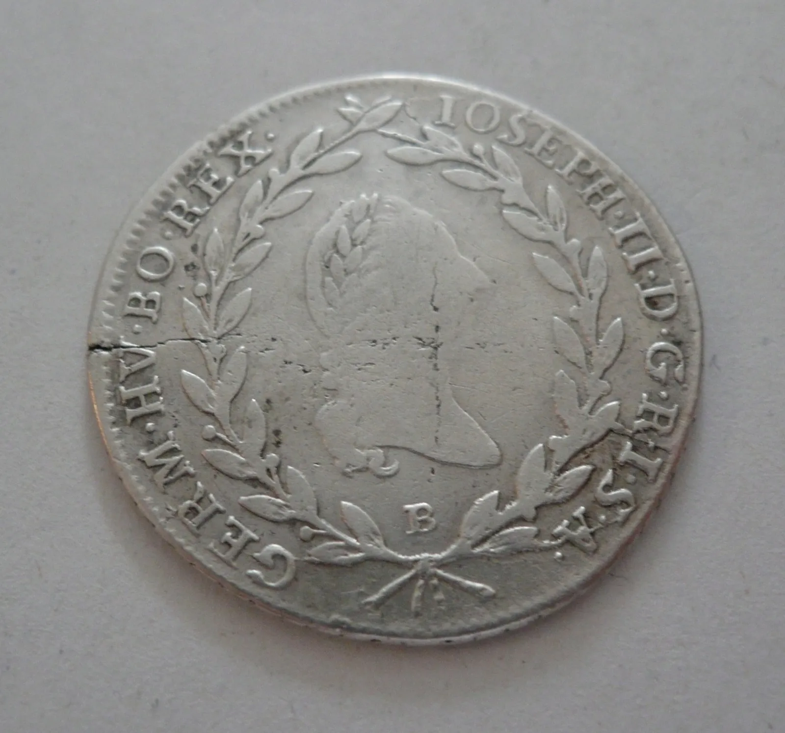 20 Krejcar, 1786 B, Josef II., Uhry