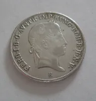 20 Krejcar, 1841 B, Ferdinand V., Uhry