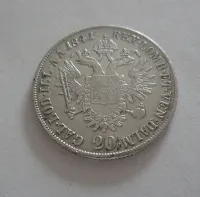 20 Krejcar, 1841 B, Ferdinand V., Uhry