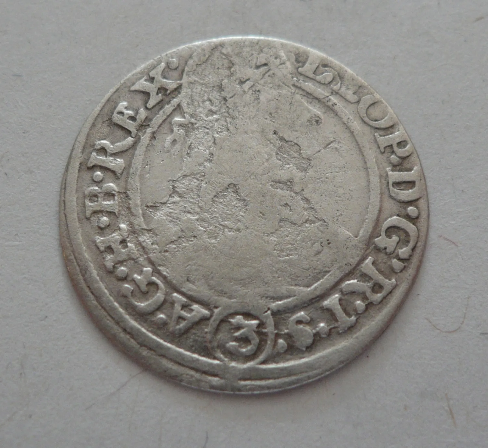 3 Krejcar, 1665, Leopold I., Slezsko-Vratislav