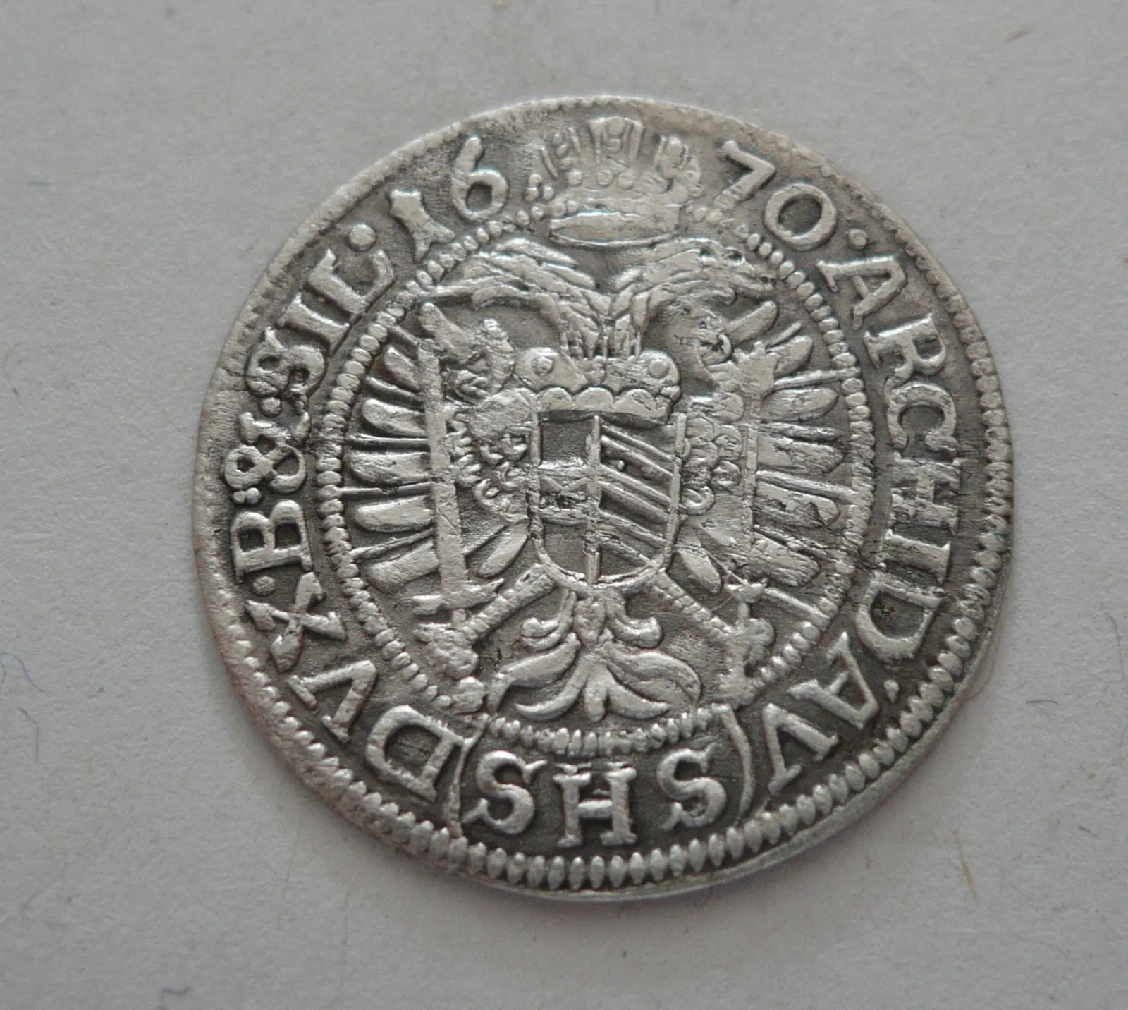 3 Krejcar, 1670, Leopold I., Rakousko-Vídeň