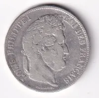 5 frank 1834,Ludvík Filip,Francie