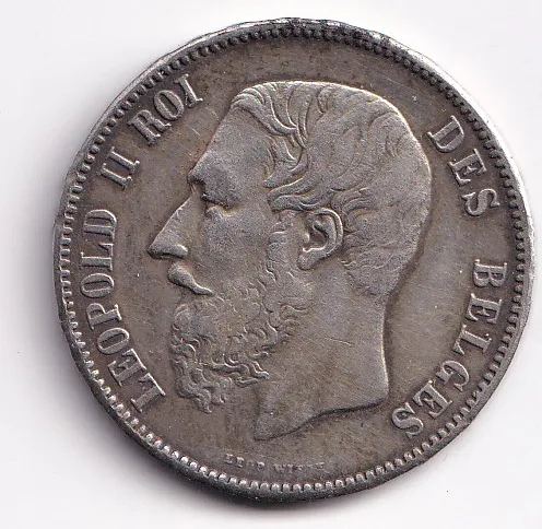5 frank 1869,kopie,Belgie