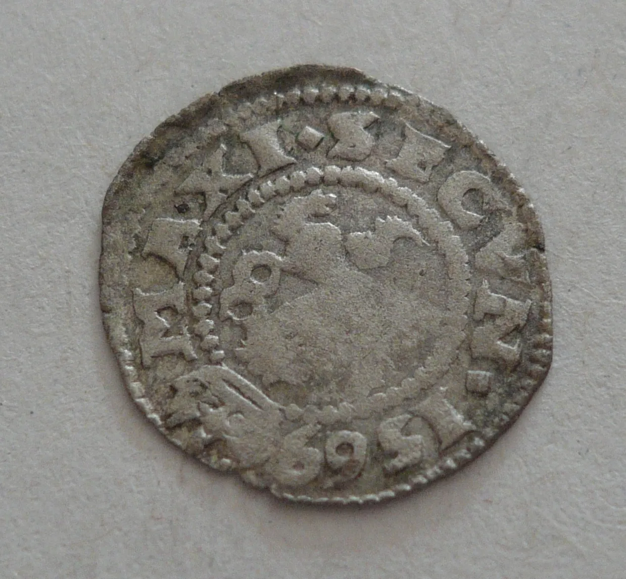 bílý peníz, 1569, Maxmilián II., Čechy Kutná Hora
