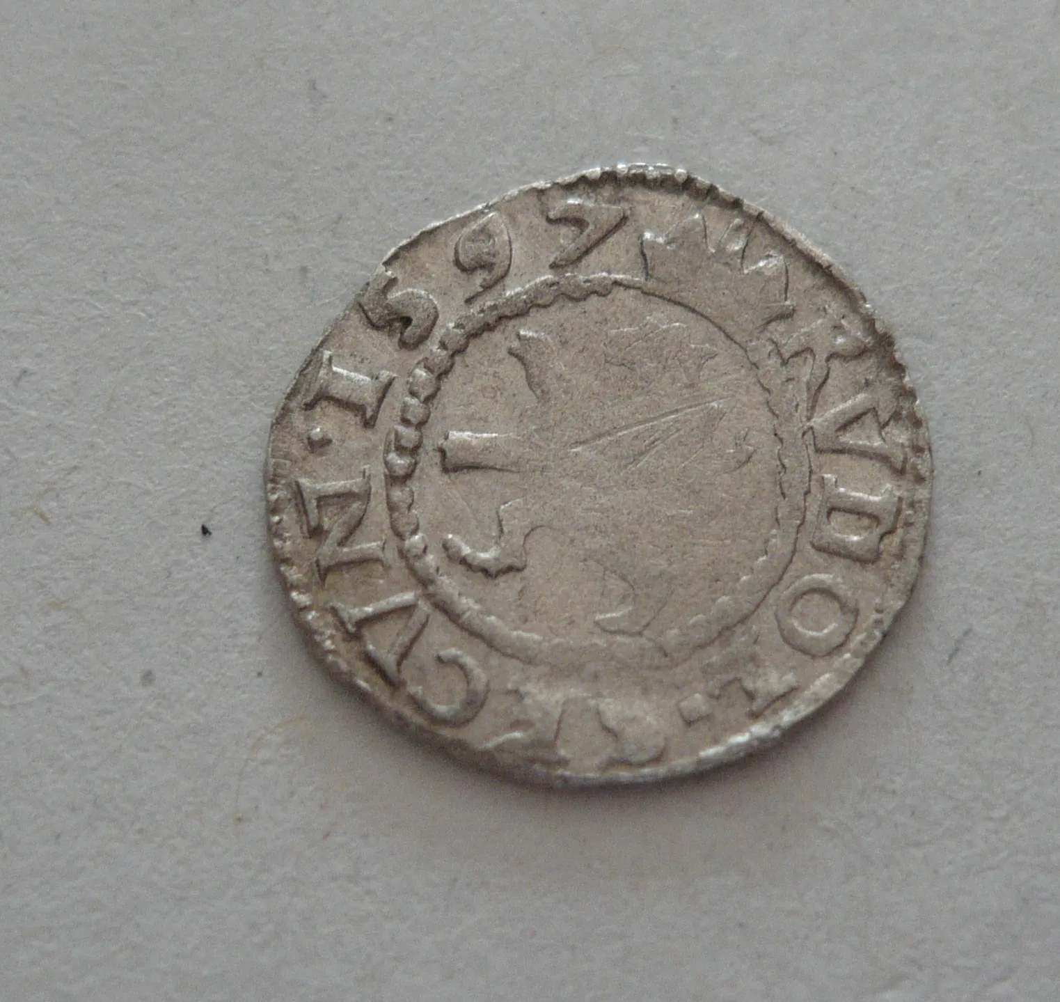 bílý peníz, 1597, Rudolf II., Čechy
