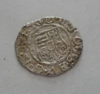 Denár, 1579 KB, Rudolf II., Uhry