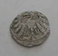 peníz s orlicí, po roce 1452, městská ražba, Brno-město