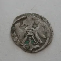 peníz s orlicí, po roce 1452, městská ražba, Znojmo-město