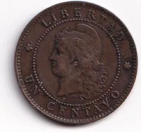 Uno centavo 1894,Argentina