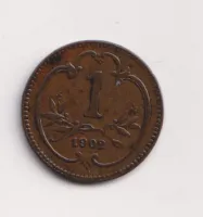 1 haléř 1901.,Rakousko